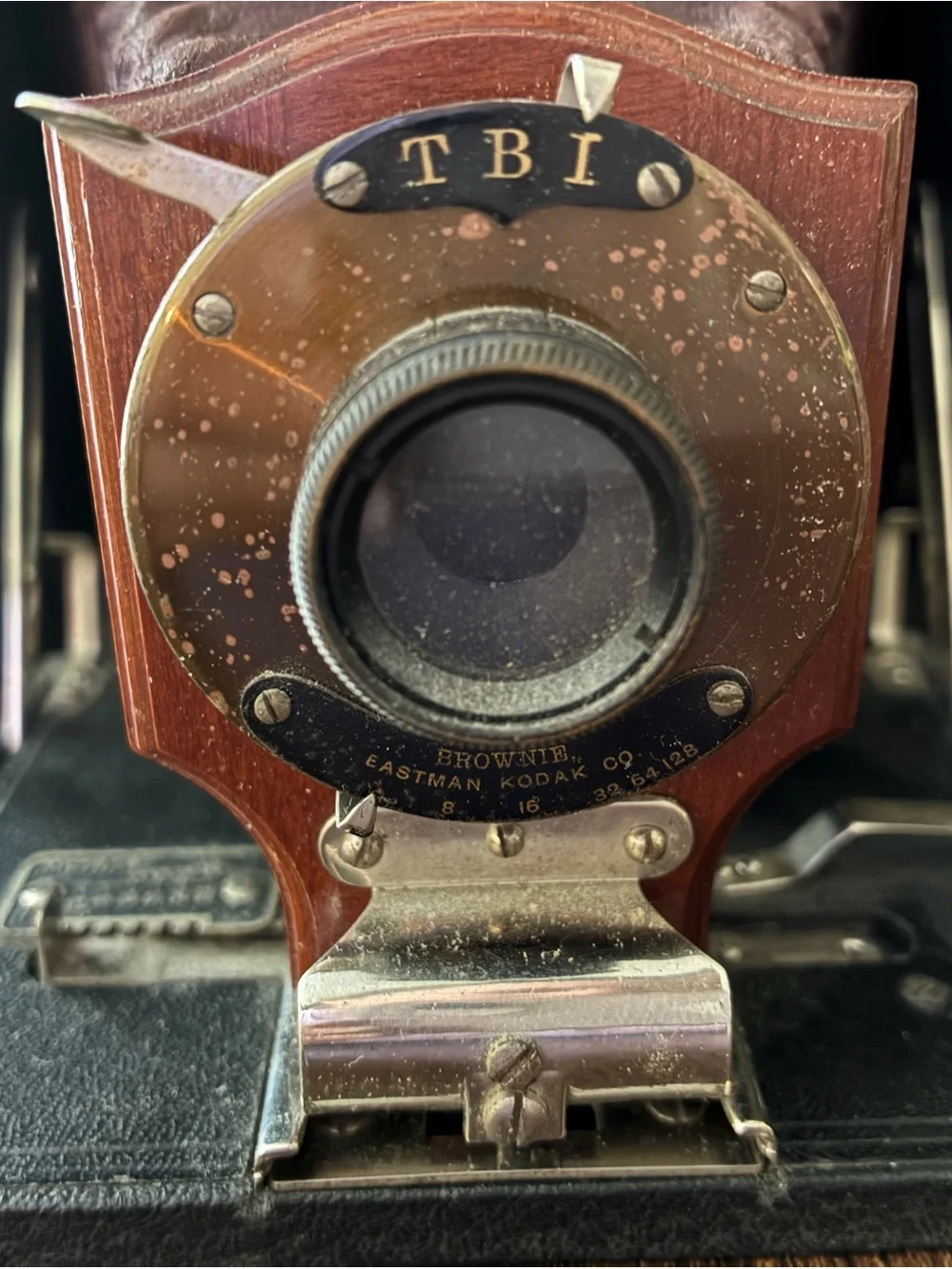 Antique Eastman Kodak No. 3 Folding Brownie Camera Model A TBI Shutter